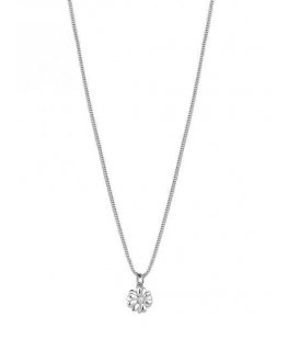 Rosato Delicate silver necklace with chamomile Allegra RZAL035 (chain, pendant)