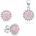 Brilio Silver Brilio Silver Beautiful opal jewelry set SET231WP (earrings, pendant) Brilio Silver Brilio Silver Beautiful opal jewelry set SET231WP (earrings, pendant)
