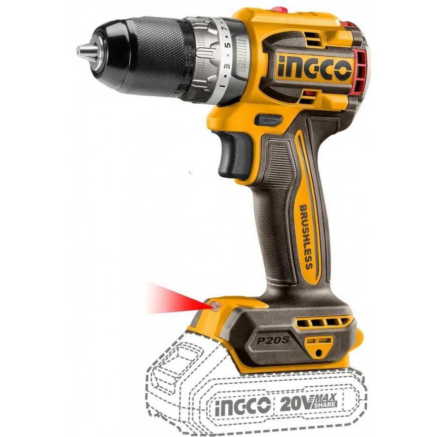 Ingco CIDLI206021 cordless impact drill without battery and charger