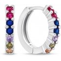 Brilio Silver Brilio Silver Playful silver rings with colored zircons EA945WRBW Brilio Silver Brilio Silver Playful silver rings with colored zircons EA945WRBW