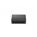 Lanberg DSP1-1005 võrgulüliti Mittejuhitav Gigabit Ethernet (10/100/1000) Must, Hall Lanberg DSP1-1005 võrgulüliti Mittejuhitav Gigabit Ethernet (10/100/1000) Must, Hall