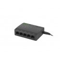 Lanberg DSP1-1005 tīkla pārslēgs Nepārvaldīts Gigabit Ethernet (10/100/1000) Melns, Pelēks Lanberg DSP1-1005 tīkla pārslēgs Nepārvaldīts Gigabit Ethernet (10/100/1000) Melns, Pelēks