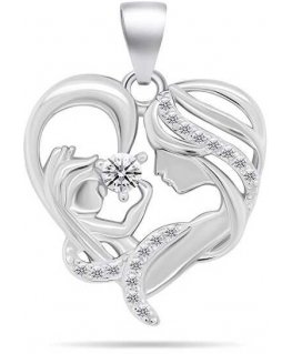 Brilio Silver Brilio Sidabrinis Beautiful sidabrinis pendant Madonna PT127W