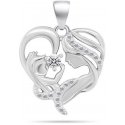 Brilio Silver Brilio Sidabrinis Beautiful sidabrinis pendant Madonna PT127W Brilio Silver Brilio Sidabrinis Beautiful sidabrinis pendant Madonna PT127W