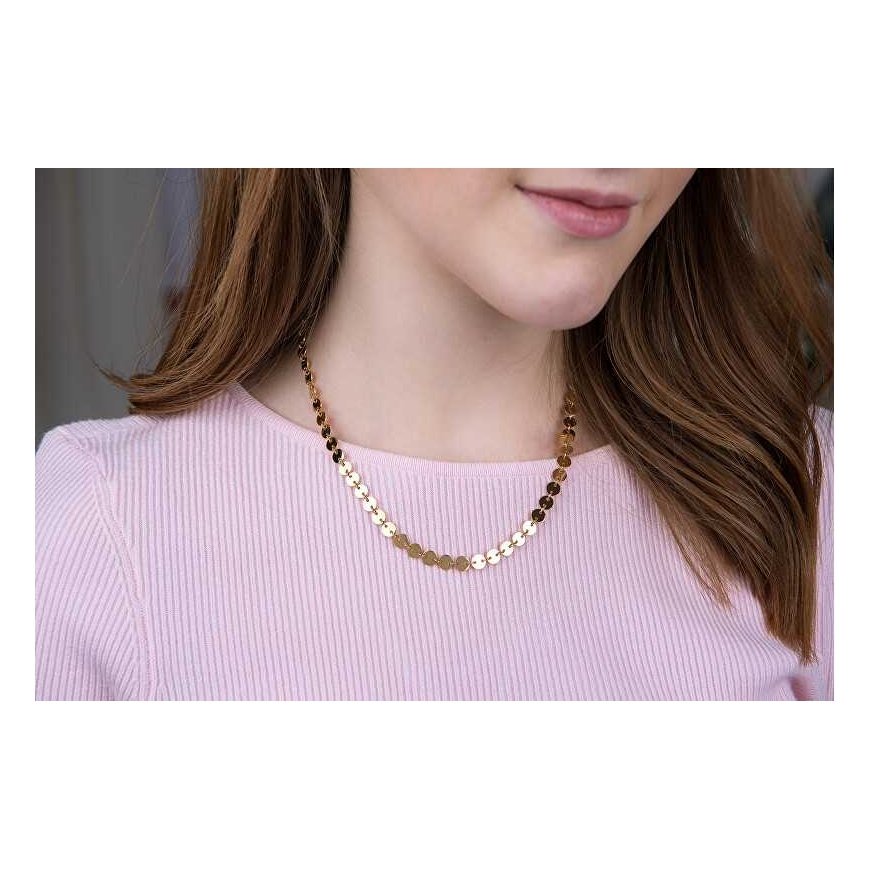Troli Stylish gold-plated necklace – 2