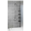 Adjustable height metal shower shelf, Allstar