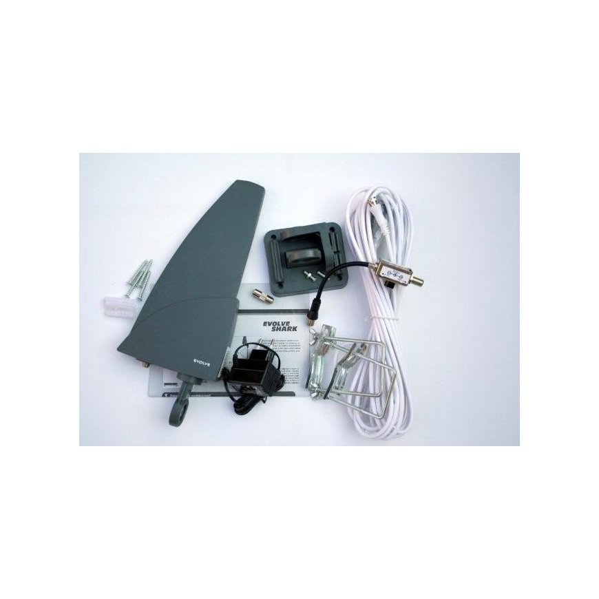 Evolveo Active DVB-T Shark outdoor antenna, 35 dB – 2