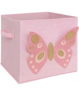 Butterfly Toy container with butterfly STAY, 29 x 29 cm