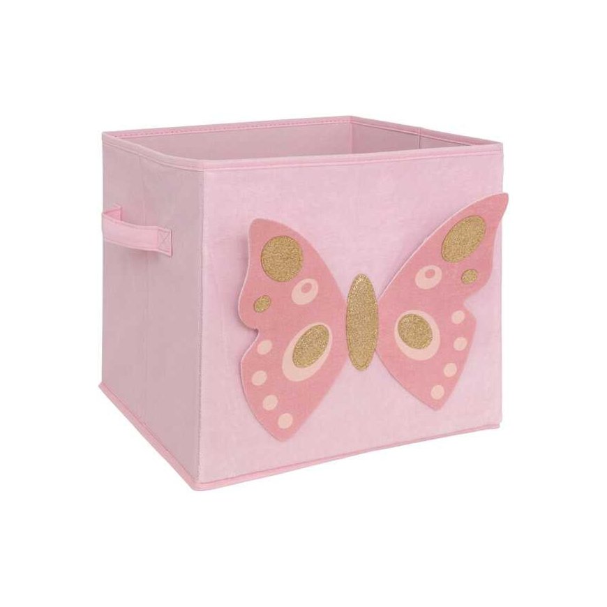 Butterfly Toy container with butterfly STAY, 29 x 29 cm