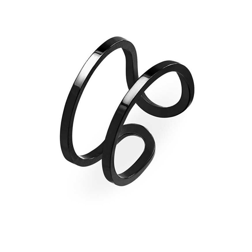 Troli Original black steel open ring