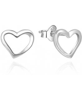 Beneto Delicate silver earrings Hearts AGUP2315L