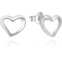 Beneto Delicate silver earrings Hearts AGUP2315L Beneto Delicate silver earrings Hearts AGUP2315L