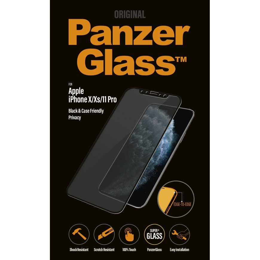 PanzerGlass ® Privacy Screen Protector Apple iPhone 11 Pro | X | Xs | Edge-to-Edge – 5
