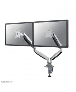 Neomounts NM-D750DSILVER monitorin kiinnike ja jalusta 81,3 cm (32") Vastaanotto Hopea