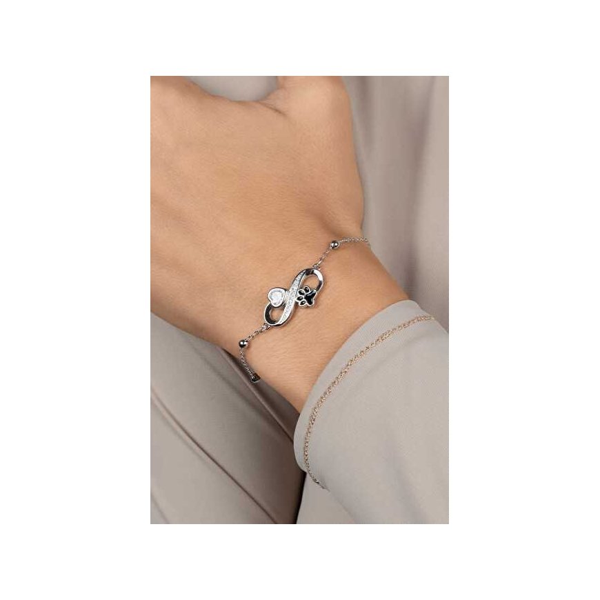 Brilio Silver Alkuperäinen Infinity hopeinen rannekoru BRC212W – 2