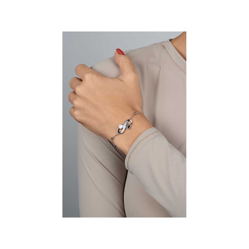 Brilio Silver Alkuperäinen Infinity hopeinen rannekoru BRC212W – 3
