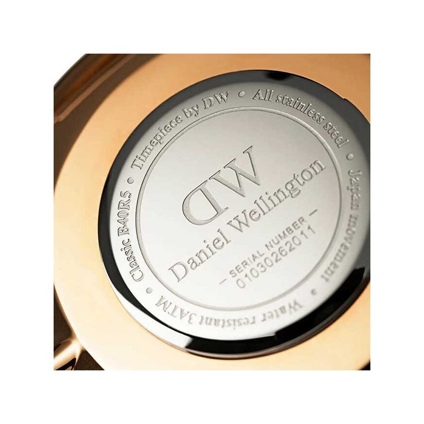Daniel Wellington Classic 40 Bristol RG White 0109DW kello – 4