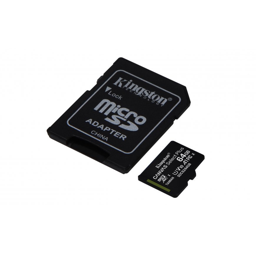 Kingston Technology Canvas Select Plus 64 GB MicroSDXC UHS-I Luokka 10 – 2