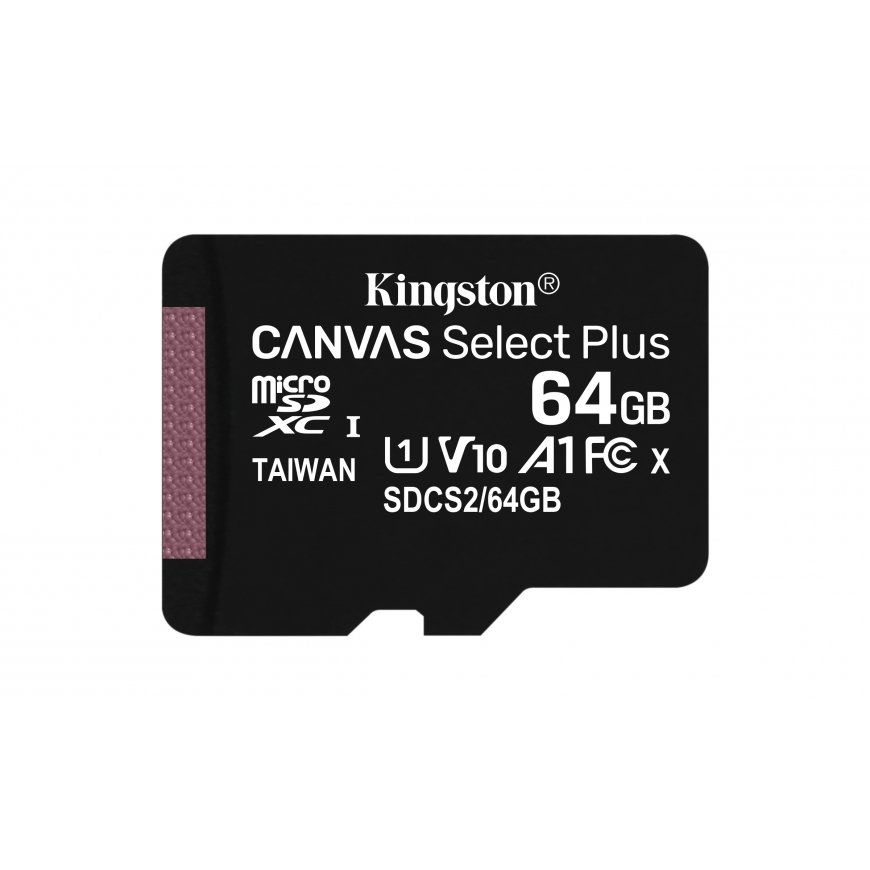 Kingston Technology Canvas Select Plus 64 GB MicroSDXC UHS-I Класс 10 – 3