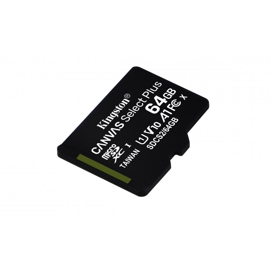 Kingston Technology 64GB micSDXC Canvas Select Plus 100R A1 C10 Card + ADP – 4