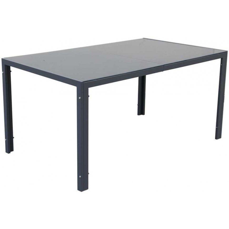 Saska Garden GARDEN TABLE 150x90x73cm DARK GREY