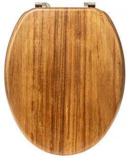 5five Simply Smart ACACIA puinen wc-istuin, 46,5 x 37,3 x 6,4 cm