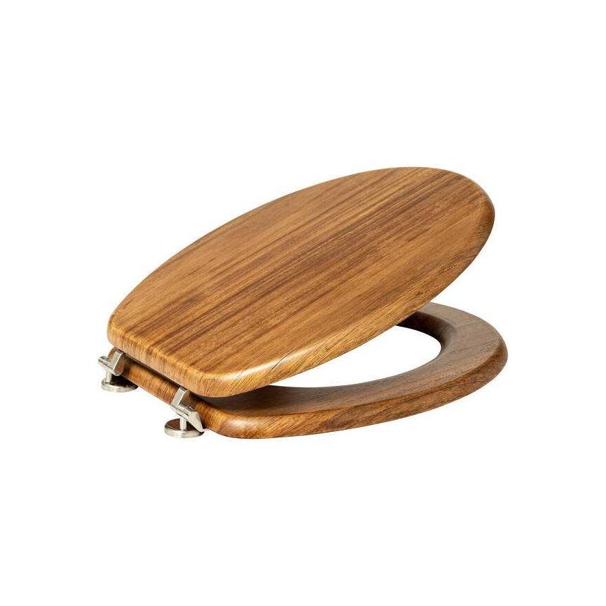 5five Simply Smart ACACIA wooden toilet seat, 46.5 x 37.3 x 6.4 cm – 2