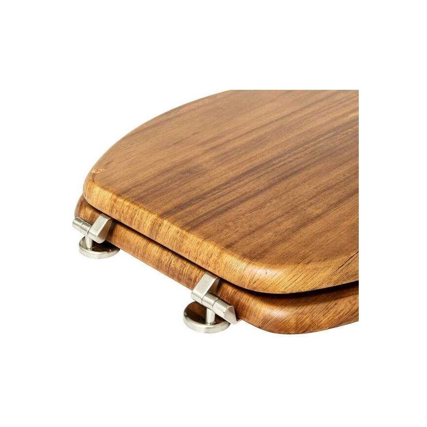 5five Simply Smart ACACIA puinen wc-istuin, 46,5 x 37,3 x 6,4 cm – 4
