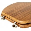 5five Simply Smart ACACIA puinen wc-istuin, 46,5 x 37,3 x 6,4 cm 5five Simply Smart ACACIA puinen wc-istuin, 46,5 x 37,3 x 6,4 cm