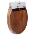 5five Simply Smart ACACIA medinė tualeto sėdynė, 46,5 x 37,3 x 6,4 cm