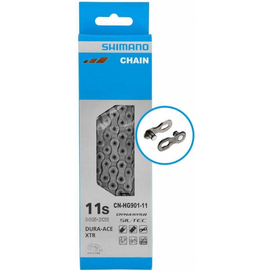 SHIMANO MTB/Sil/E-bike chain CN-HG901 - 11