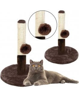 Lean Cat Scratcher -raapimistorni Tummanruskea 40 cm x 30 cm