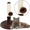 Lean Cat Scratcher Braižymo bokštelis Tamsiai rudas 40 cm x 30 cm