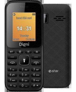 eSTAR Digni Mini Phone Dual SIM Juodas Juodas