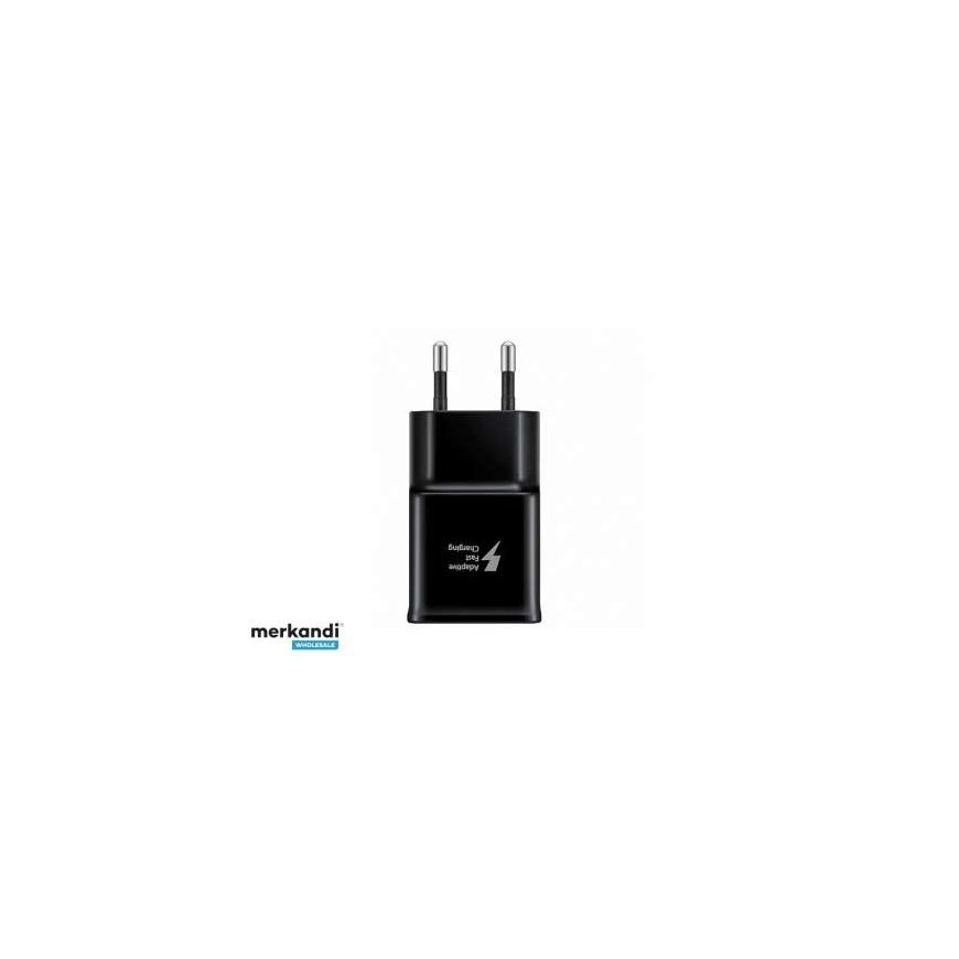 Samsung - EP-TA200EBE USB-sovitin - ilman kaapelia - musta BULK