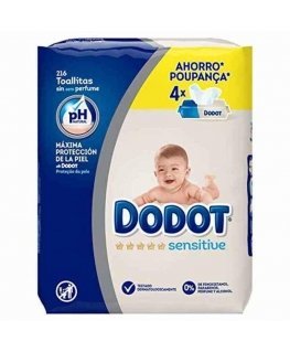 Dodot Sensitive PH Wipes 216 pcs