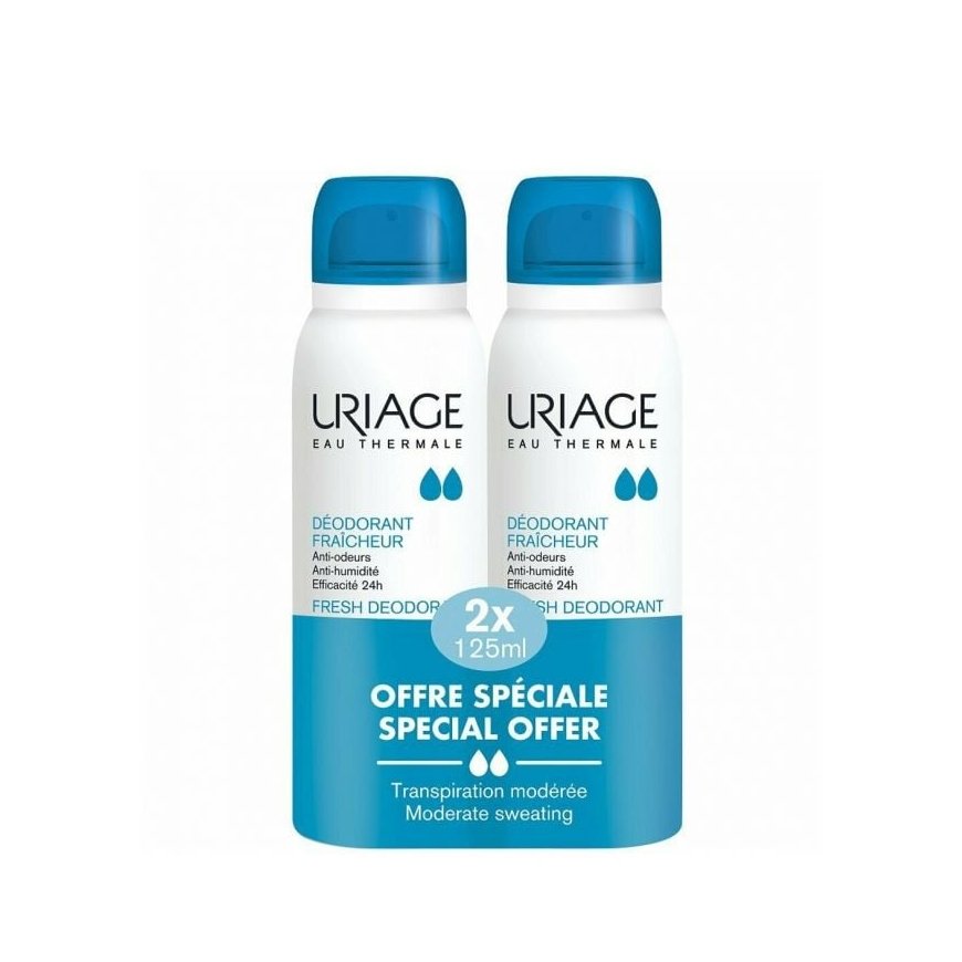 Uriage FRESH deodorant spray pack 2 x 125 ml