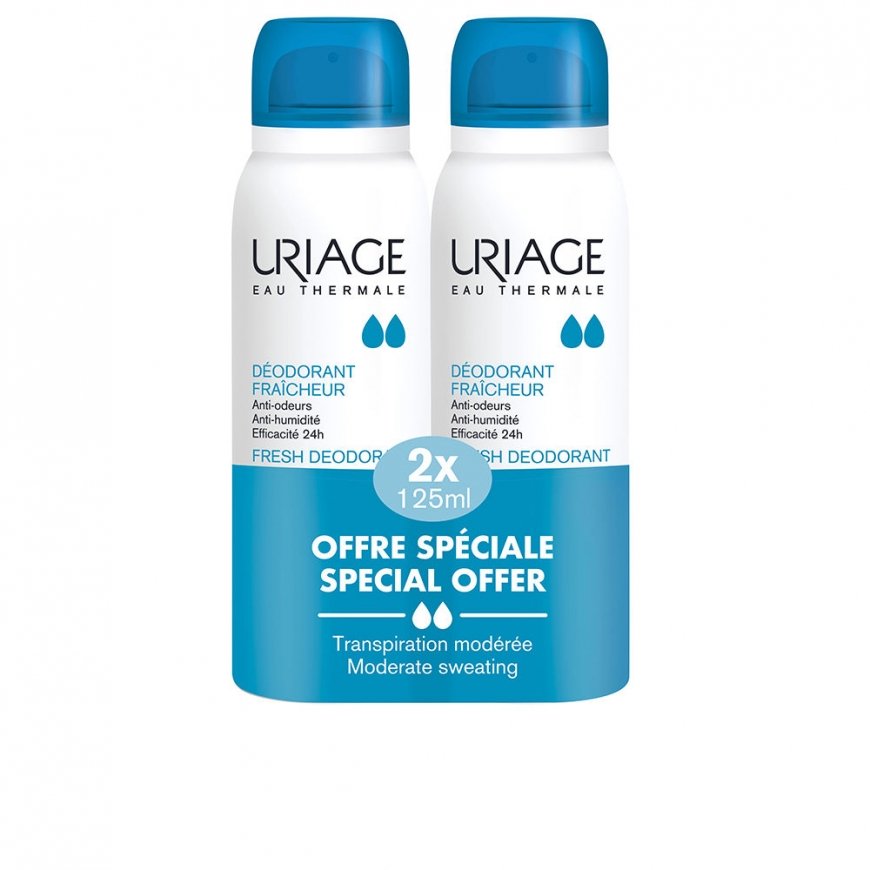 Uriage FRESH deodorant spray pack 2 x 125 ml – 2