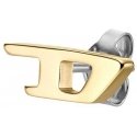 Diesel Gold-plated steel single earring DX1520710 Diesel Gold-plated steel single earring DX1520710