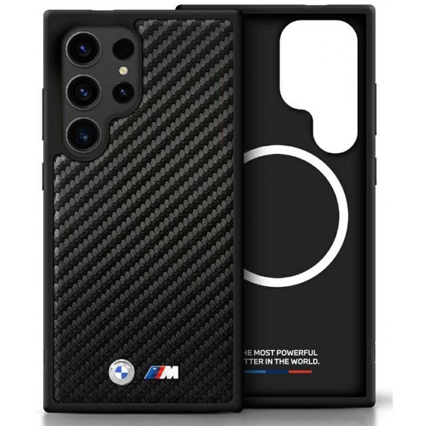 BMW Leather Carbon MagSafe Case for