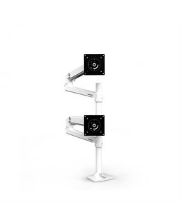 Ergotron LX Series LX Dual Stacking Arm 101,6 cm (40") Galds Balts