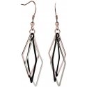 Troli Three-color steel earrings Troli Three-color steel earrings
