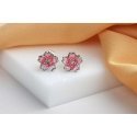Brilio Silver Silver flower earrings with zircons EA1117WP Brilio Silver Silver flower earrings with zircons EA1117WP