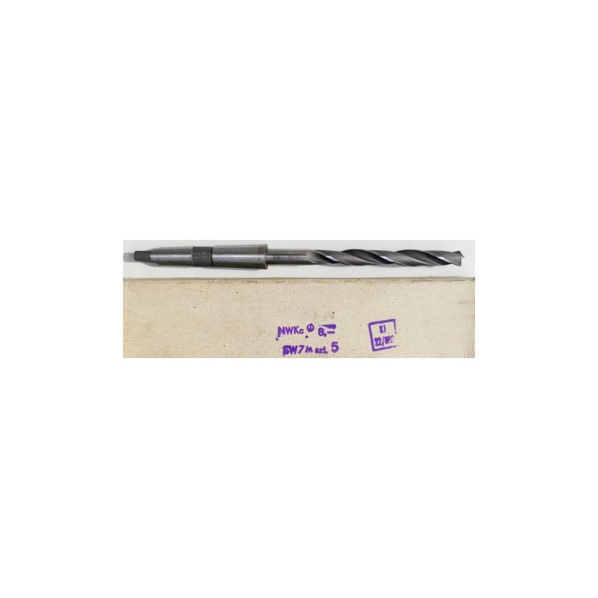 Drill bit Wiertło do metalu Baildon DIN 345 RN NWKc 8 mm, HSS (S), 156-75 mm (chwyt MK1) – 2