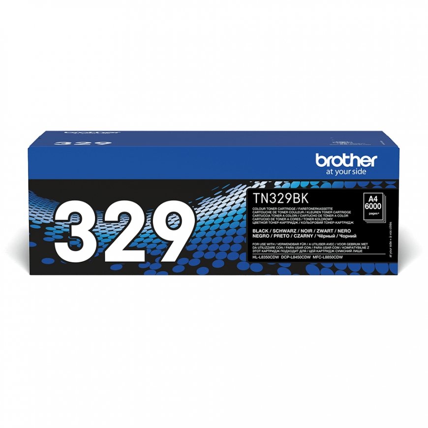 Brother TN-329BK тонерный картридж 1 шт Подлинный Черный