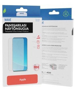 Wave WAVE-IPHONEX-LASI Matkapuhelimen näyttö- ja taustasuoja Apple 1 kpl