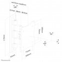 Neomounts tv/monitor wall mount