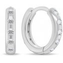 Brilio Silver Brilio Sidabrinis Timeless round sidabrinis earrings EA150W Brilio Silver Brilio Sidabrinis Timeless round sidabrinis earrings EA150W