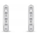 Brilio Silver Brilio Silver Timeless round silver earrings EA150W Brilio Silver Brilio Silver Timeless round silver earrings EA150W