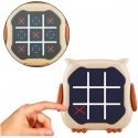 Lean Toys Elektroninis žaidimas 3in1 Tic Tac Toe atminties pelėda smėlio spalvos Lean Toys Elektroninis žaidimas 3in1 Tic Tac Toe atminties pelėda smėlio spalvos